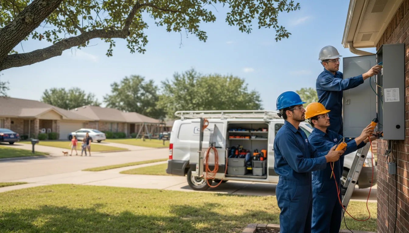 Certified electrician providing emergency electrical services in Hester, LA